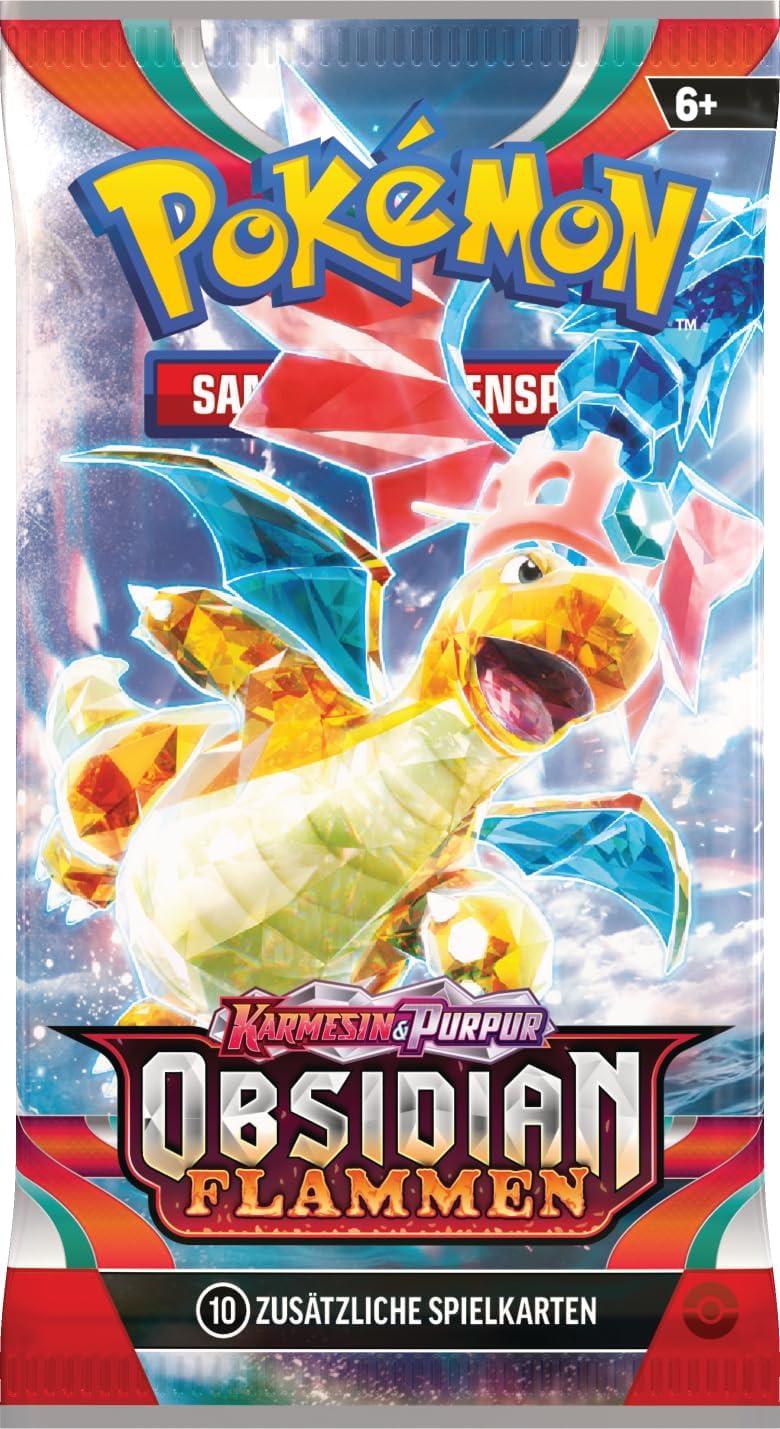 Pokémon- Boîte d'affichage Booster Karmesin & Violet, Boosterpack-Display-Box